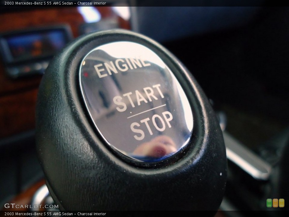 Charcoal Interior Controls for the 2003 Mercedes-Benz S 55 AMG Sedan #68004101