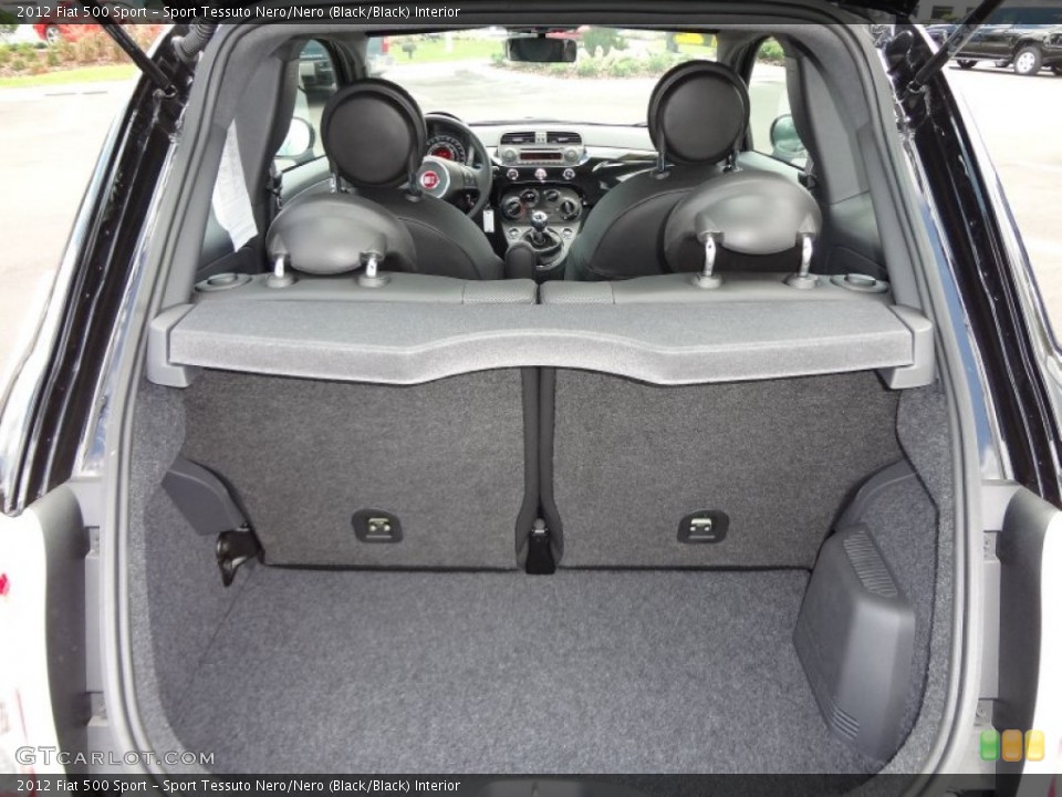 Sport Tessuto Nero/Nero (Black/Black) Interior Trunk for the 2012 Fiat 500 Sport #68005298