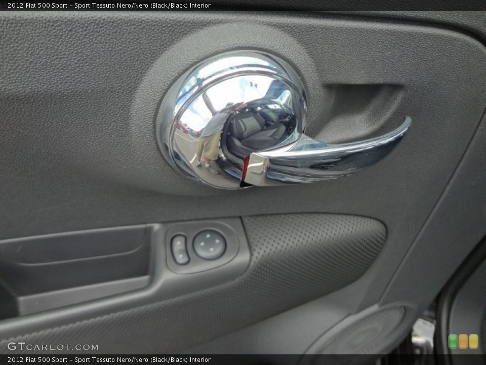 Sport Tessuto Nero/Nero (Black/Black) Interior Controls for the 2012 Fiat 500 Sport #68005391