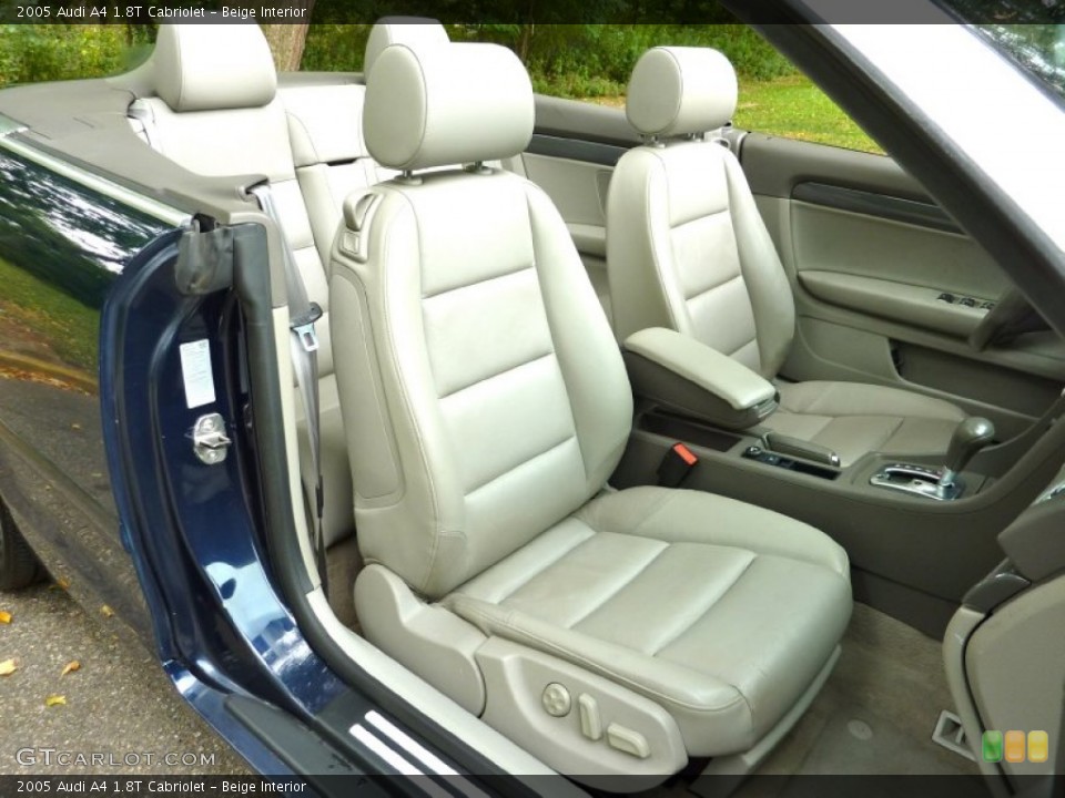 Beige Interior Photo for the 2005 Audi A4 1.8T Cabriolet #68008781