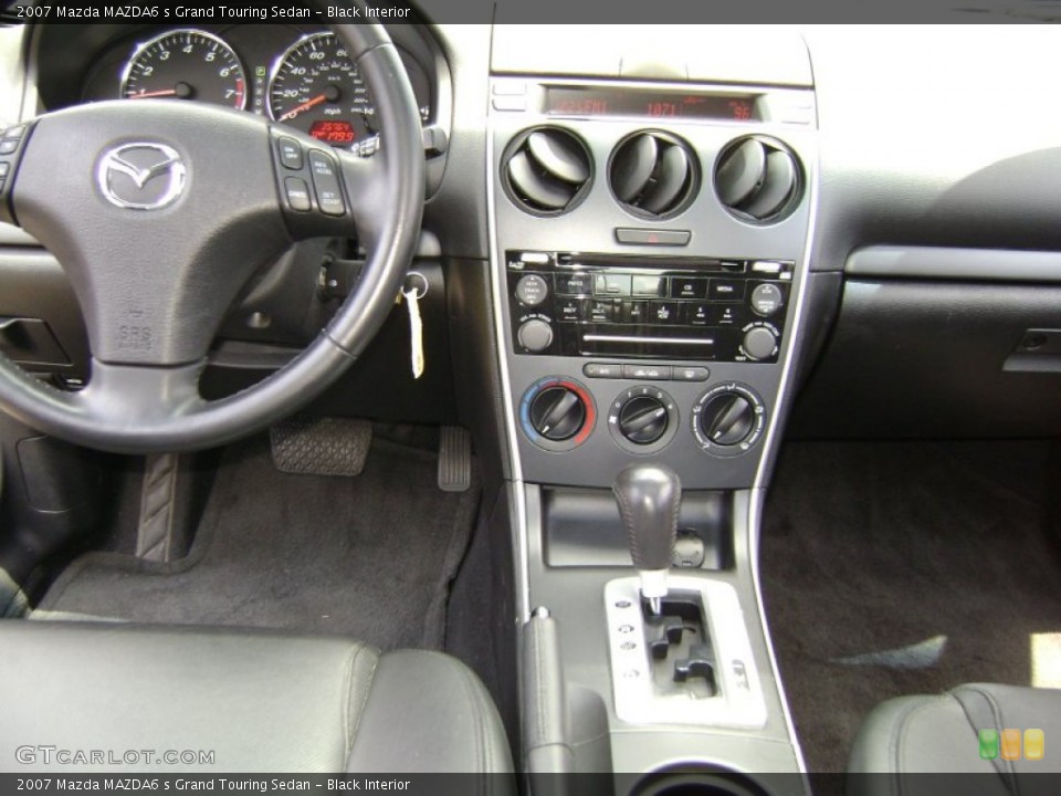 Black Interior Dashboard for the 2007 Mazda MAZDA6 s Grand Touring Sedan #68016198