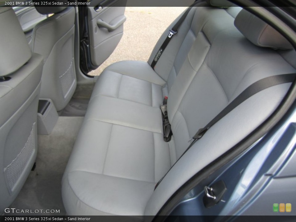 Sand Interior Rear Seat for the 2001 BMW 3 Series 325xi Sedan #68017008