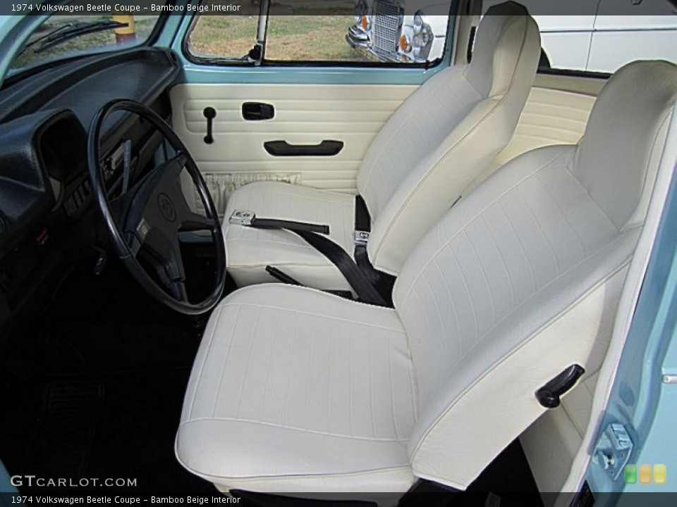 Bamboo Beige Interior Photo for the 1974 Volkswagen Beetle Coupe #68017092