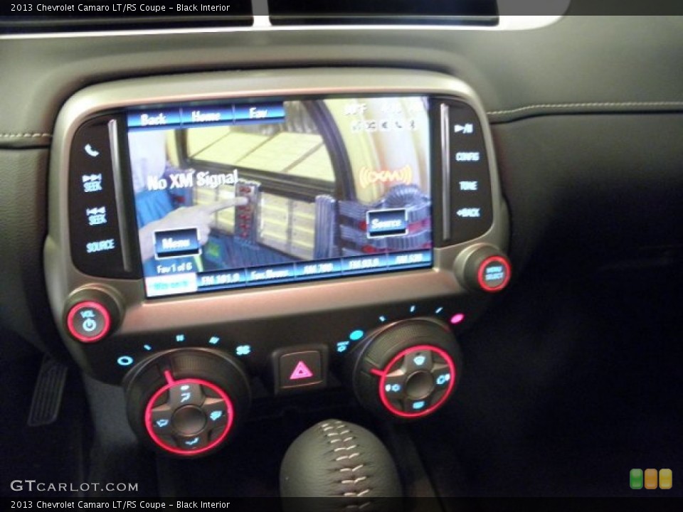 Black Interior Controls for the 2013 Chevrolet Camaro LT/RS Coupe #68017671