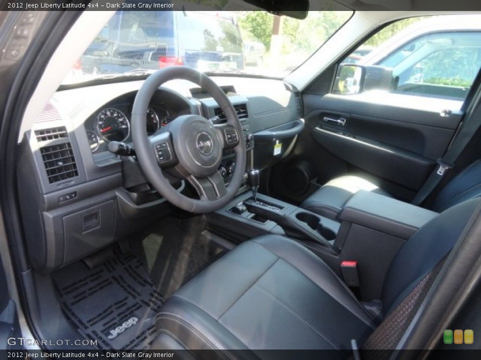 Dark Slate Gray Interior Photo for the 2012 Jeep Liberty Latitude 4x4 #68019460