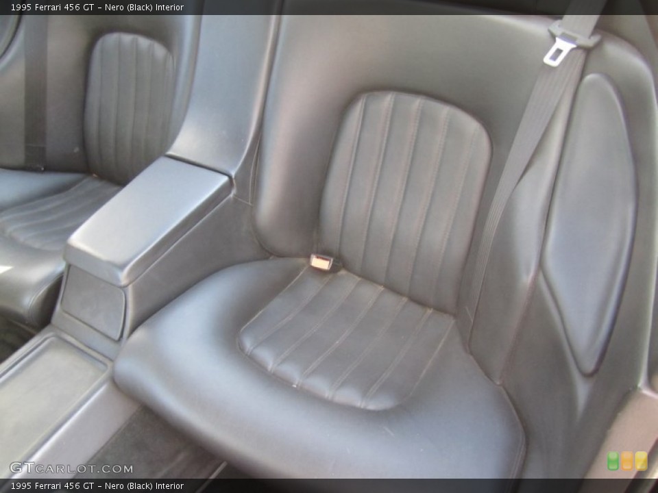 Nero (Black) Interior Rear Seat for the 1995 Ferrari 456 GT #68022700
