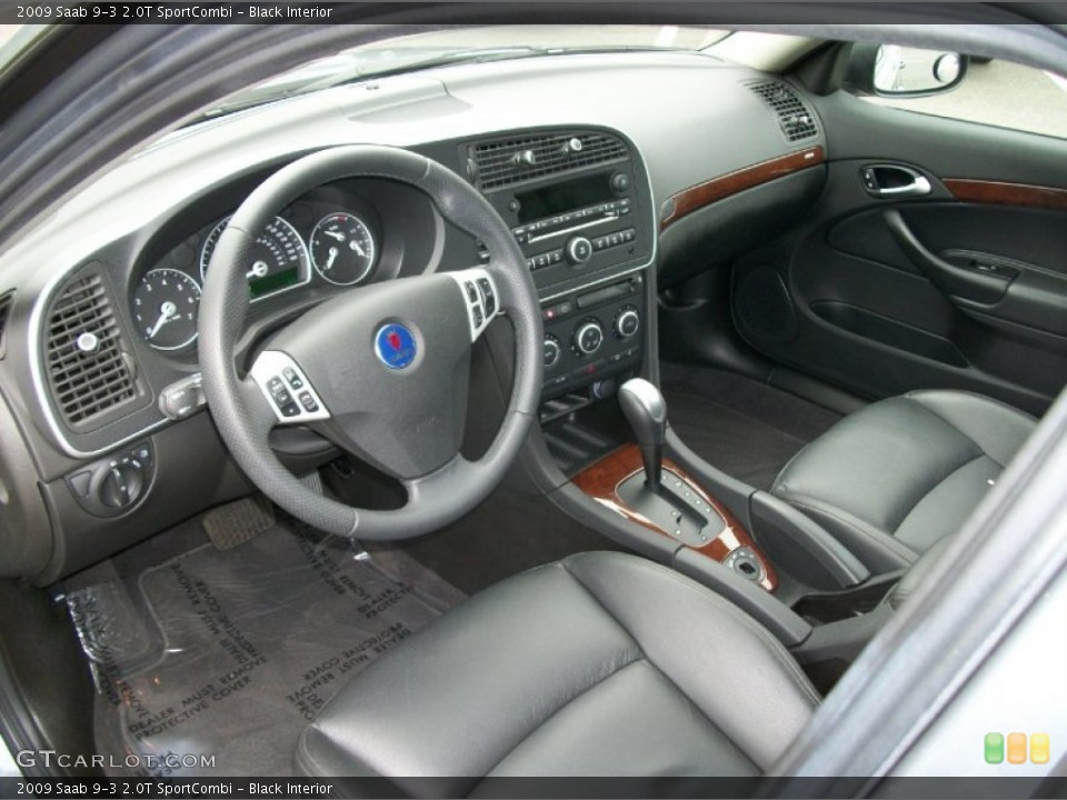 Black Interior Prime Interior for the 2009 Saab 9-3 2.0T SportCombi #68023247