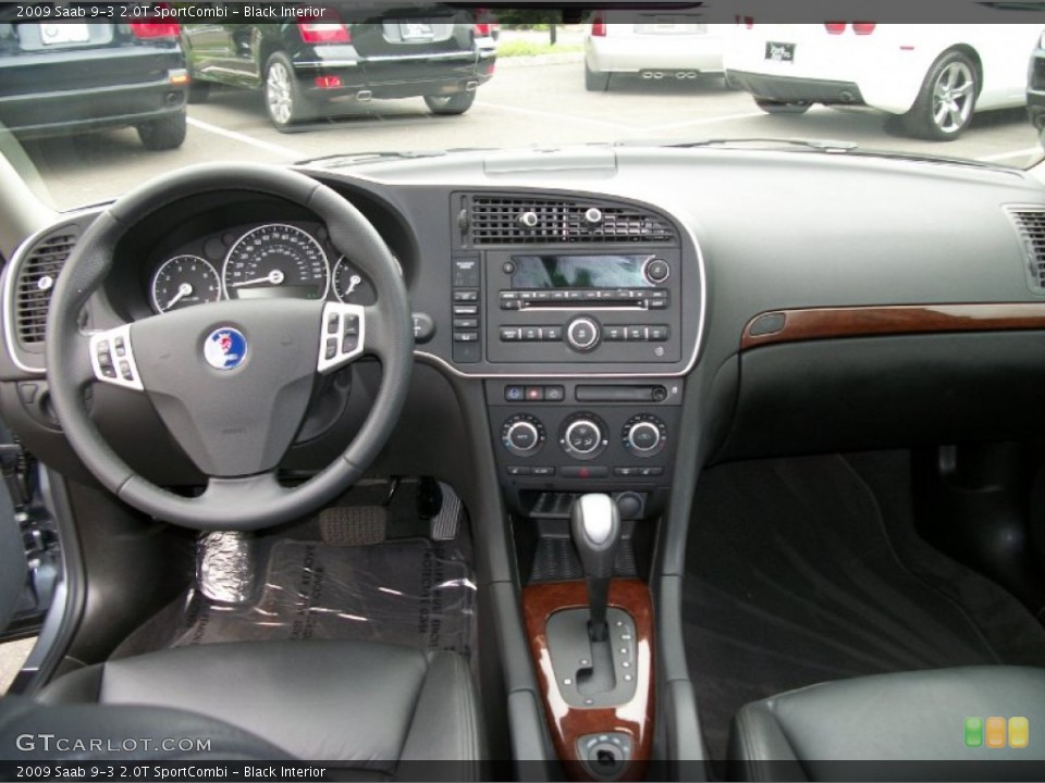 Black Interior Dashboard for the 2009 Saab 9-3 2.0T SportCombi #68023259