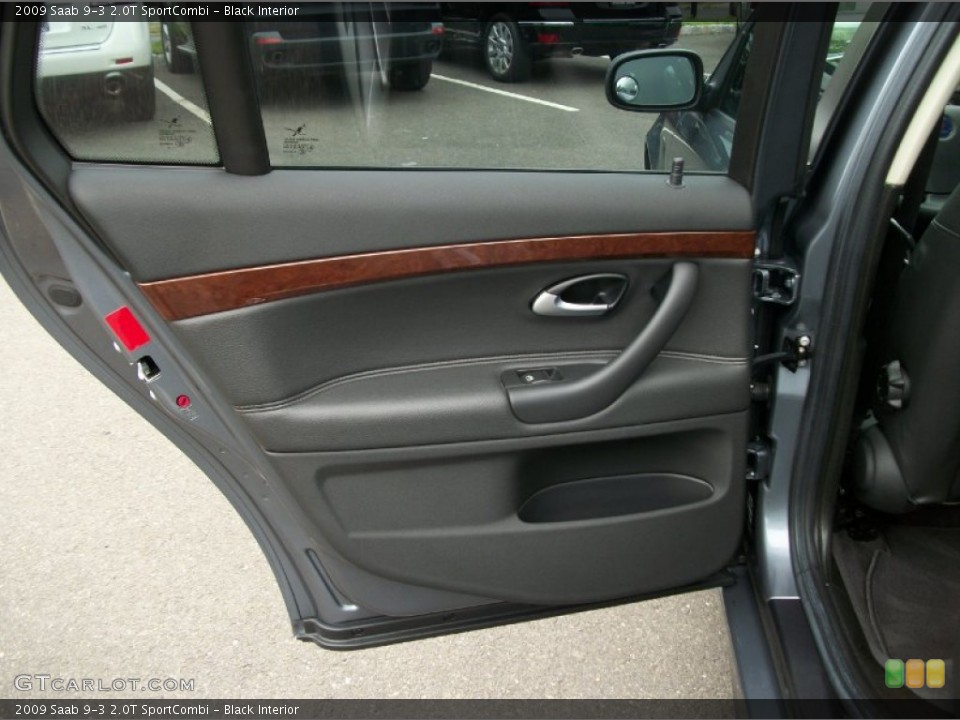 Black Interior Door Panel for the 2009 Saab 9-3 2.0T SportCombi #68023286