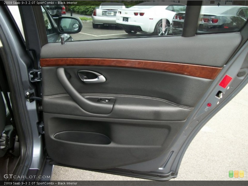 Black Interior Door Panel for the 2009 Saab 9-3 2.0T SportCombi #68023322