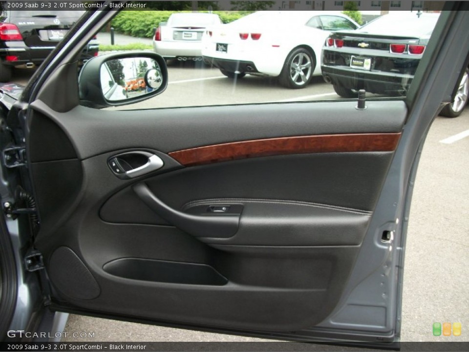 Black Interior Door Panel for the 2009 Saab 9-3 2.0T SportCombi #68023340