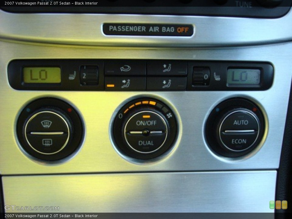Black Interior Controls for the 2007 Volkswagen Passat 2.0T Sedan #68024294