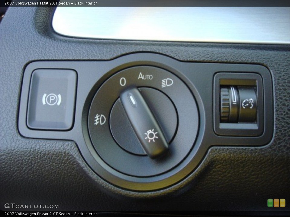 Black Interior Controls for the 2007 Volkswagen Passat 2.0T Sedan #68024330