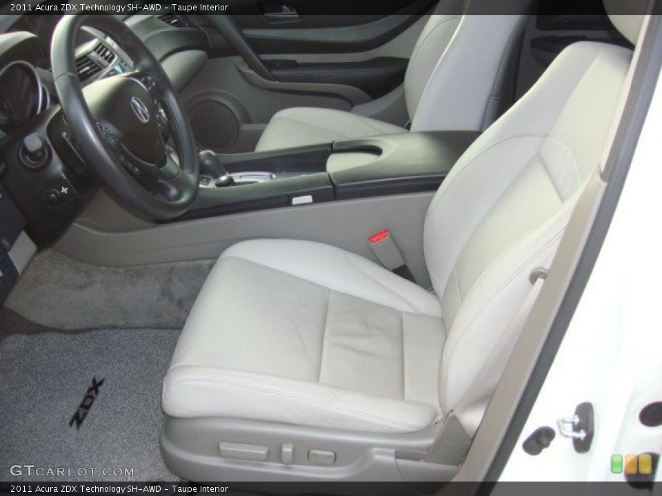Taupe Interior Photo for the 2011 Acura ZDX Technology SH-AWD #68024651