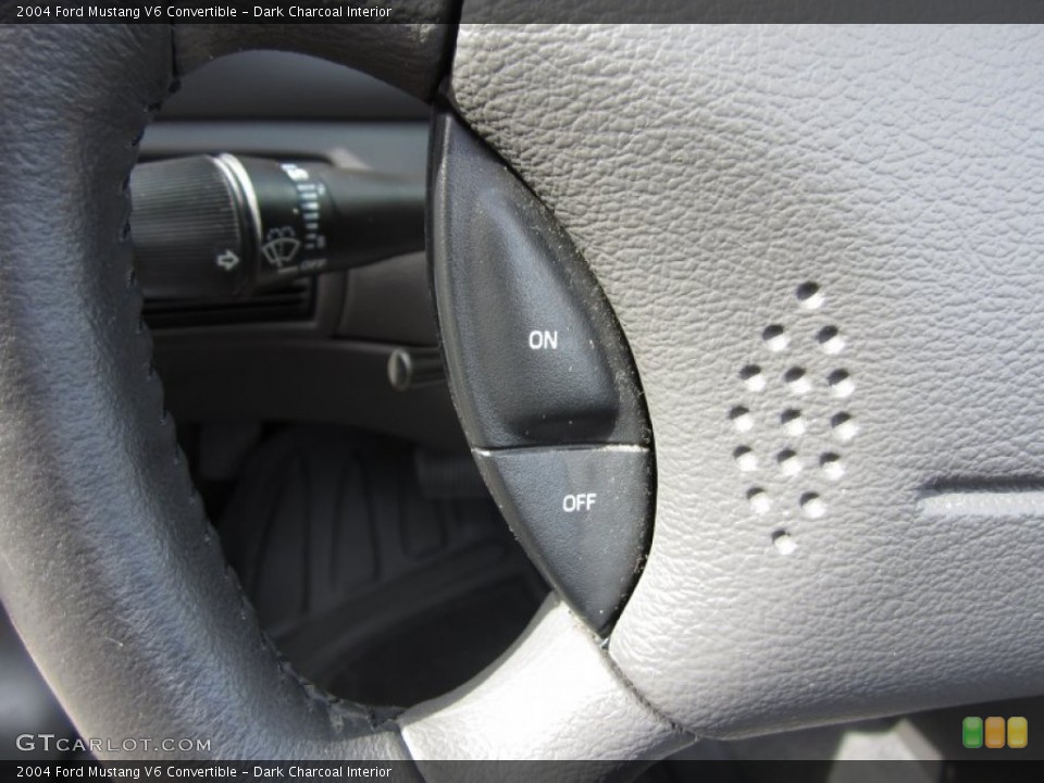 Dark Charcoal Interior Controls for the 2004 Ford Mustang V6 Convertible #68025383