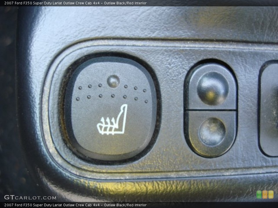 Outlaw Black/Red Interior Controls for the 2007 Ford F350 Super Duty Lariat Outlaw Crew Cab 4x4 #68025395