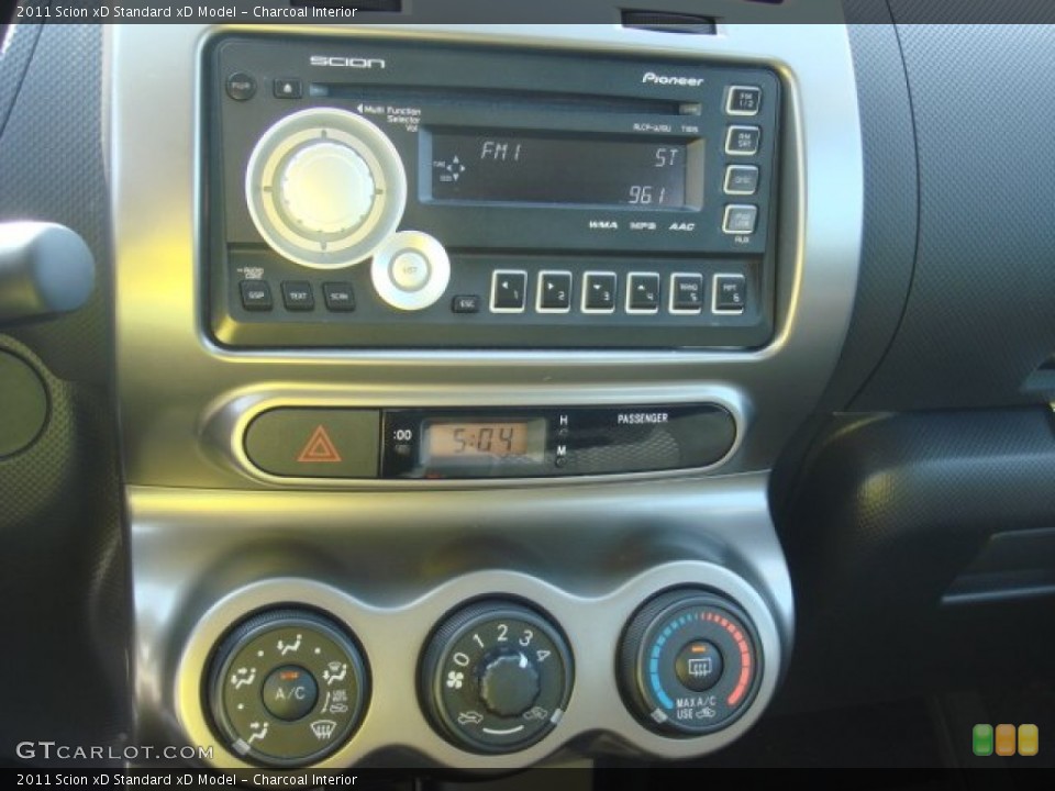 Charcoal Interior Controls for the 2011 Scion xD  #68025947