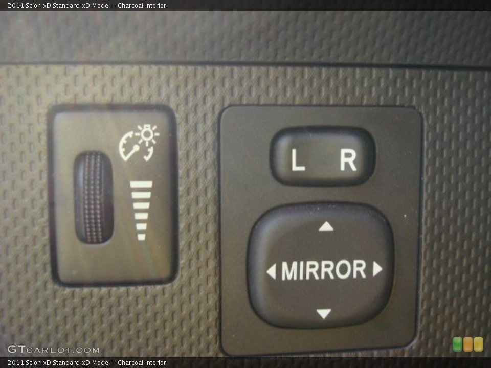 Charcoal Interior Controls for the 2011 Scion xD  #68025977