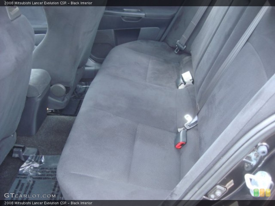 Black Interior Rear Seat for the 2008 Mitsubishi Lancer Evolution GSR #68028068
