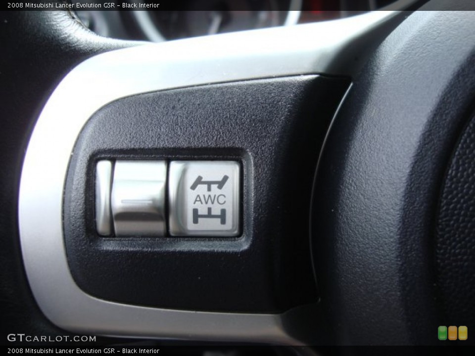 Black Interior Controls for the 2008 Mitsubishi Lancer Evolution GSR #68028164
