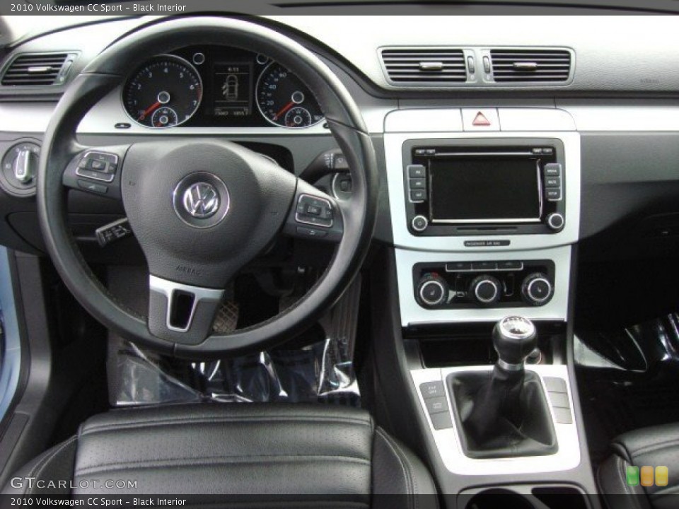 Black Interior Dashboard for the 2010 Volkswagen CC Sport #68028752