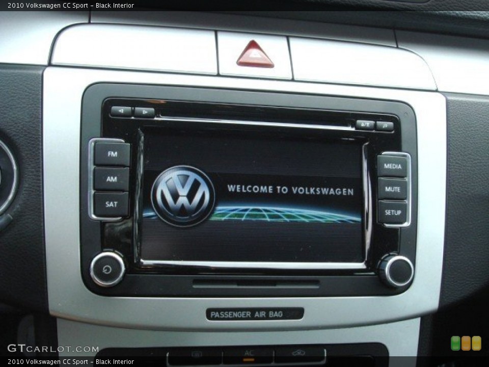 Black Interior Controls for the 2010 Volkswagen CC Sport #68028777