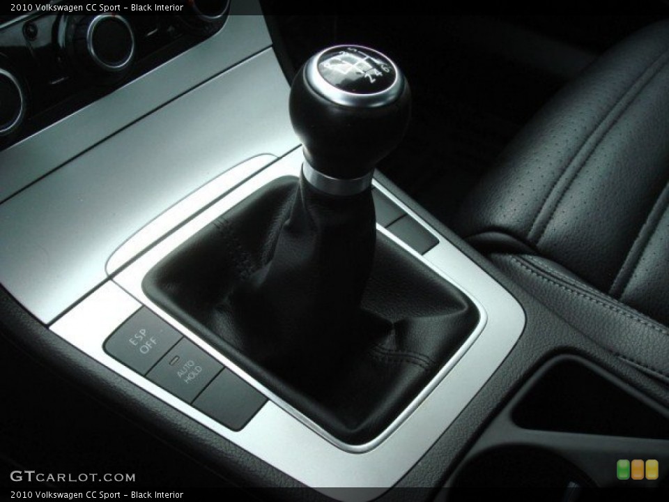 Black Interior Transmission for the 2010 Volkswagen CC Sport #68028815