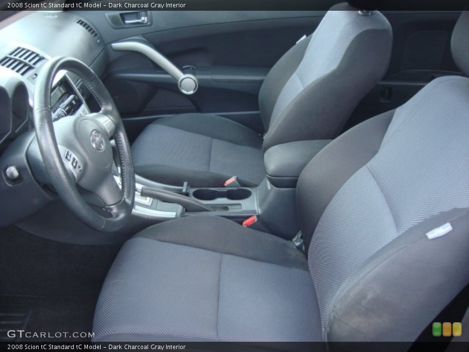 Dark Charcoal Gray Interior Photo for the 2008 Scion tC  #68028825