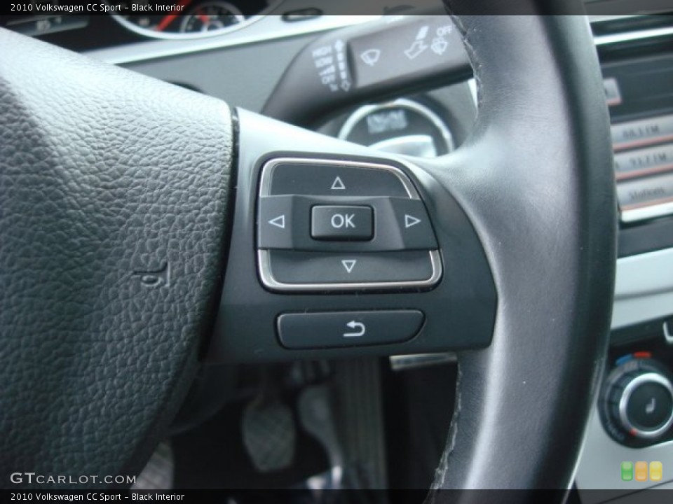 Black Interior Controls for the 2010 Volkswagen CC Sport #68028848