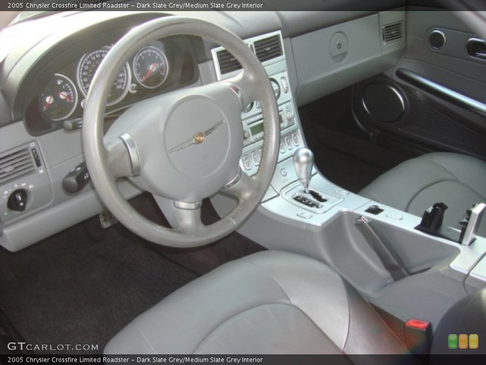 Dark Slate Grey/Medium Slate Grey Interior Prime Interior for the 2005 Chrysler Crossfire Limited Roadster #68029256