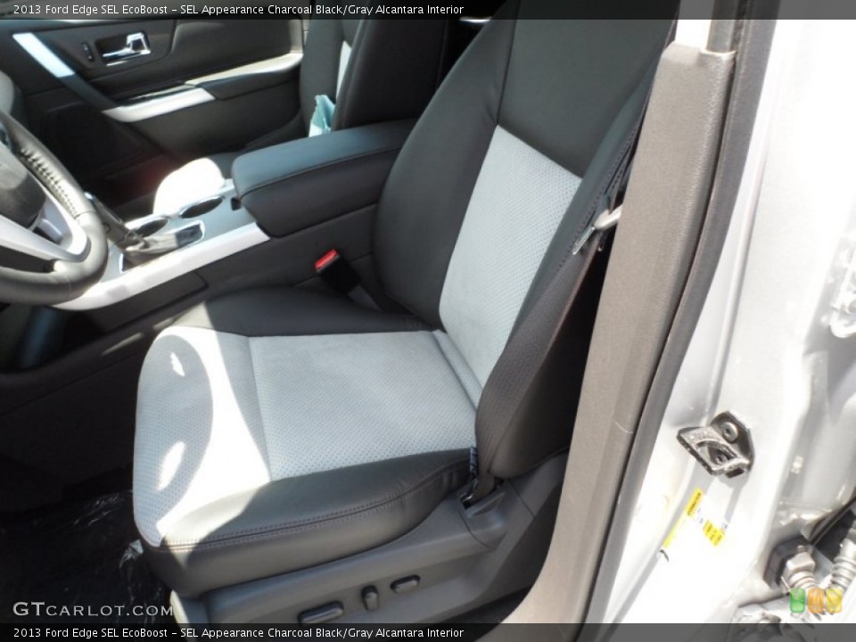 SEL Appearance Charcoal Black/Gray Alcantara Interior Front Seat for the 2013 Ford Edge SEL EcoBoost #68031719