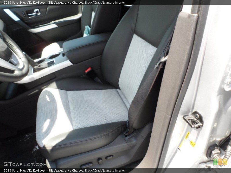 SEL Appearance Charcoal Black/Gray Alcantara Interior Front Seat for the 2013 Ford Edge SEL EcoBoost #68031719