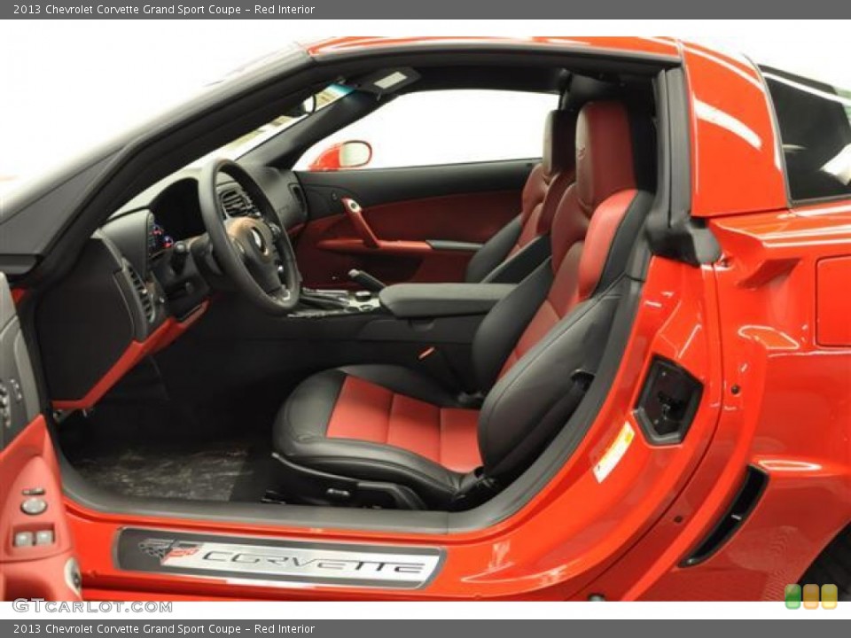 Red Interior Photo for the 2013 Chevrolet Corvette Grand Sport Coupe #68032607