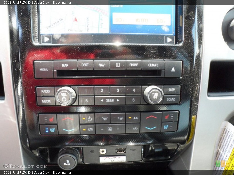 Black Interior Controls for the 2012 Ford F150 FX2 SuperCrew #68032985