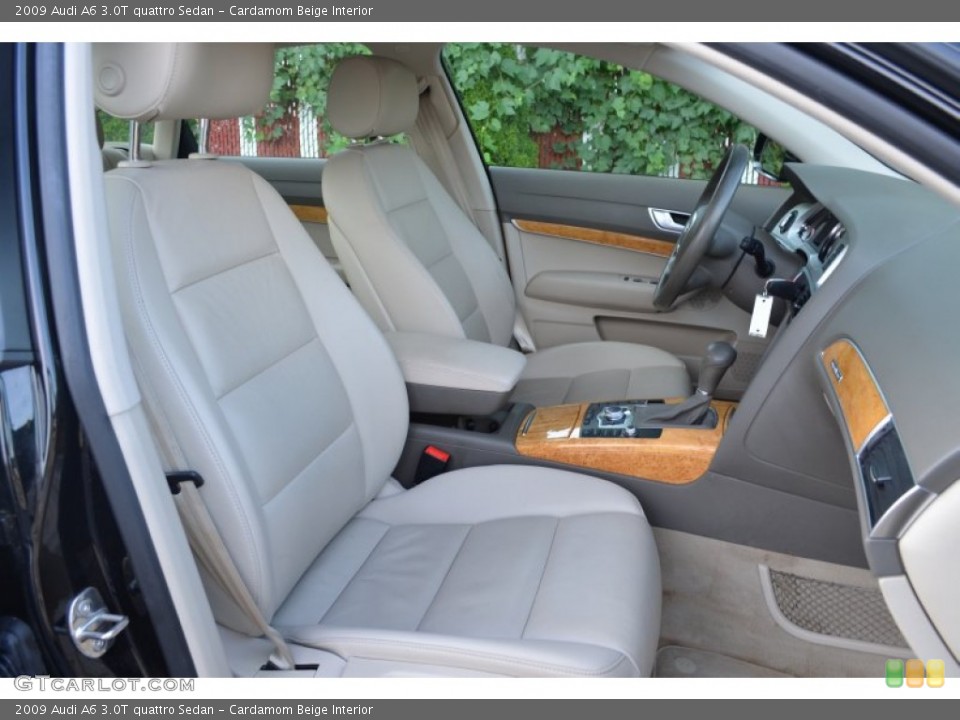 Cardamom Beige Interior Front Seat for the 2009 Audi A6 3.0T quattro Sedan #68034116