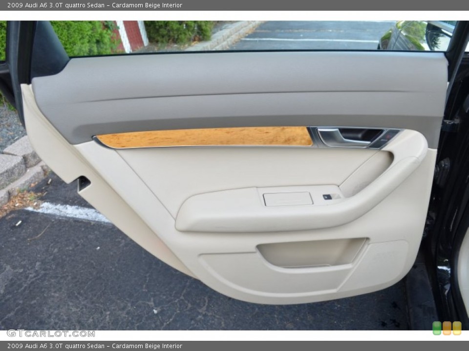Cardamom Beige Interior Door Panel for the 2009 Audi A6 3.0T quattro Sedan #68034176