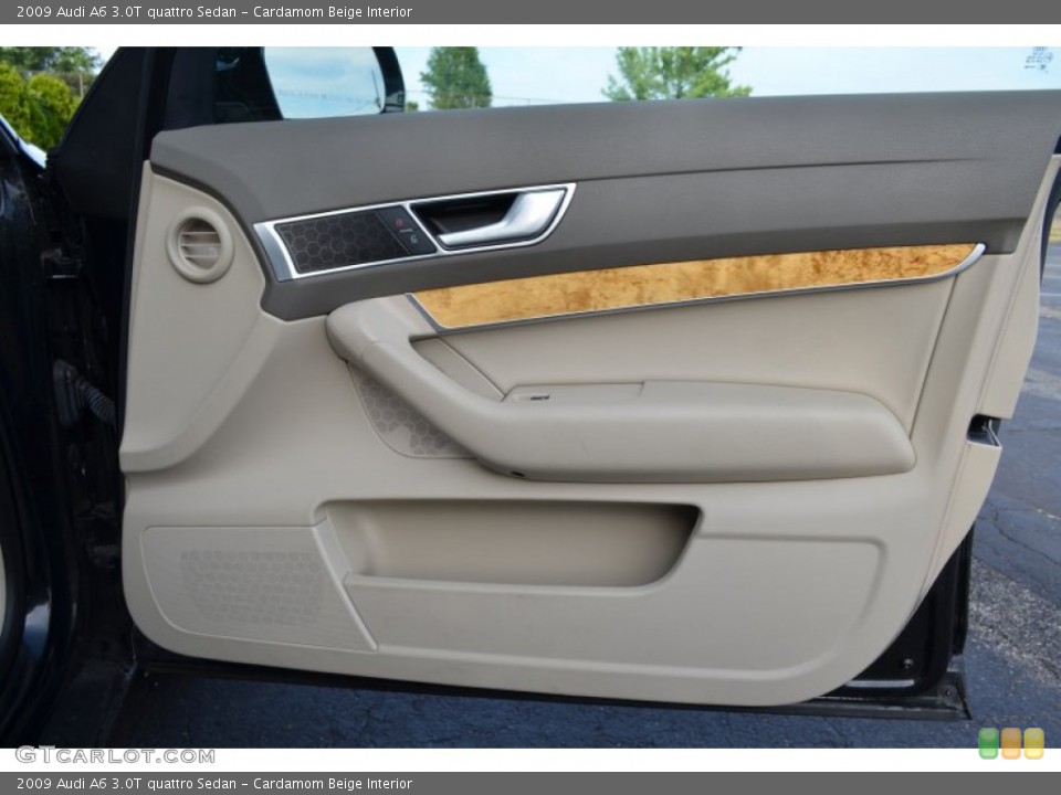 Cardamom Beige Interior Door Panel for the 2009 Audi A6 3.0T quattro Sedan #68034193