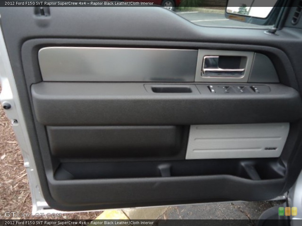 Raptor Black Leather/Cloth Interior Door Panel for the 2012 Ford F150 SVT Raptor SuperCrew 4x4 #68035685