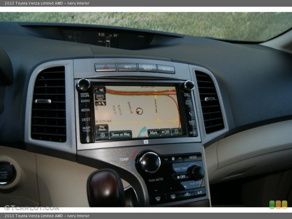 Ivory Interior Navigation for the 2013 Toyota Venza Limited AWD #68035691
