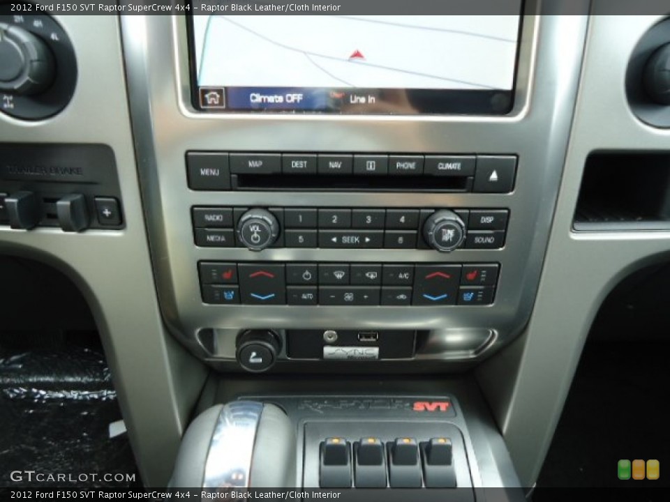 Raptor Black Leather/Cloth Interior Controls for the 2012 Ford F150 SVT Raptor SuperCrew 4x4 #68035711