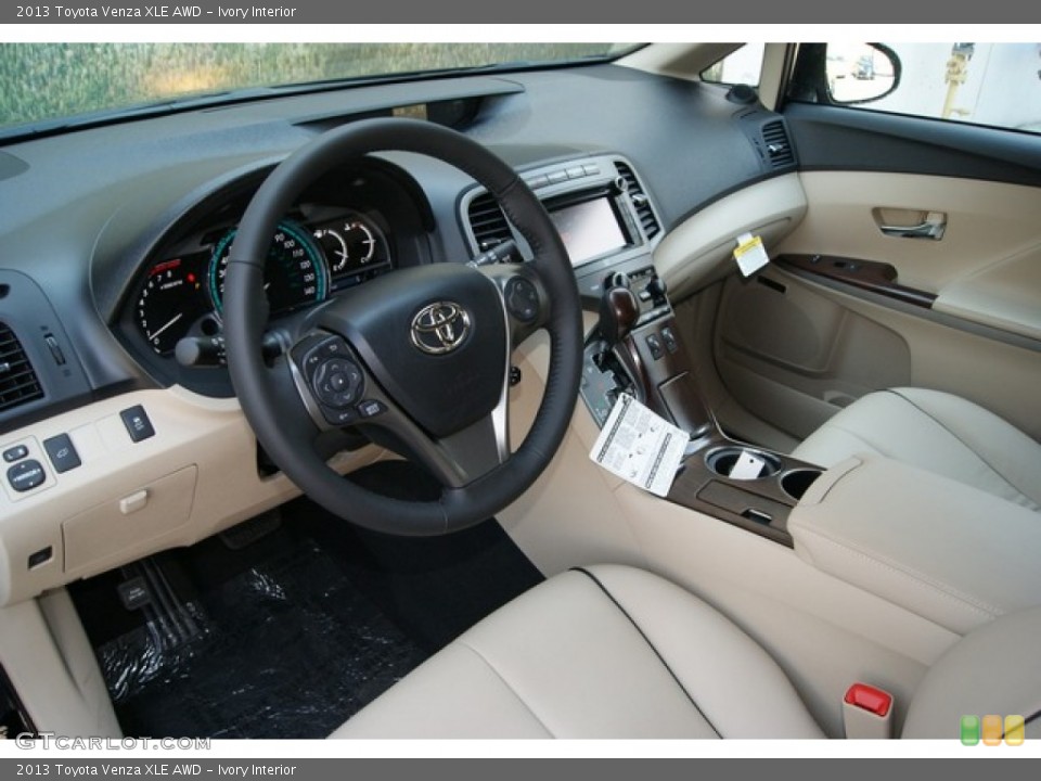 Ivory Interior Prime Interior for the 2013 Toyota Venza XLE AWD #68035769