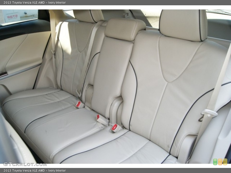 Ivory Interior Rear Seat for the 2013 Toyota Venza XLE AWD #68035784