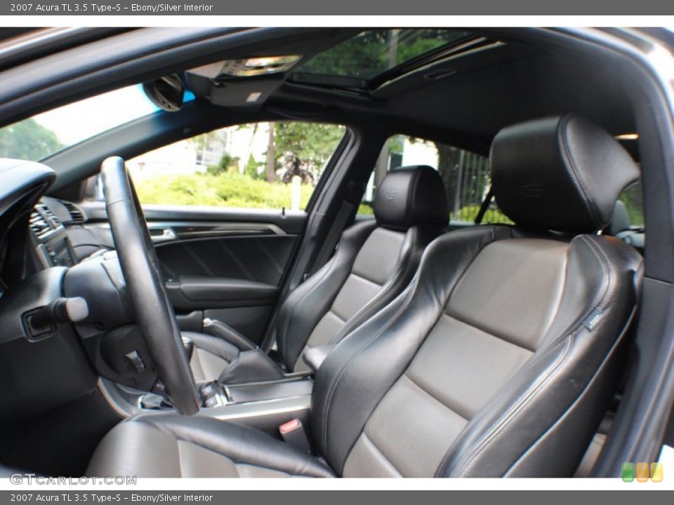 Ebony/Silver Interior Photo for the 2007 Acura TL 3.5 Type-S #68035852