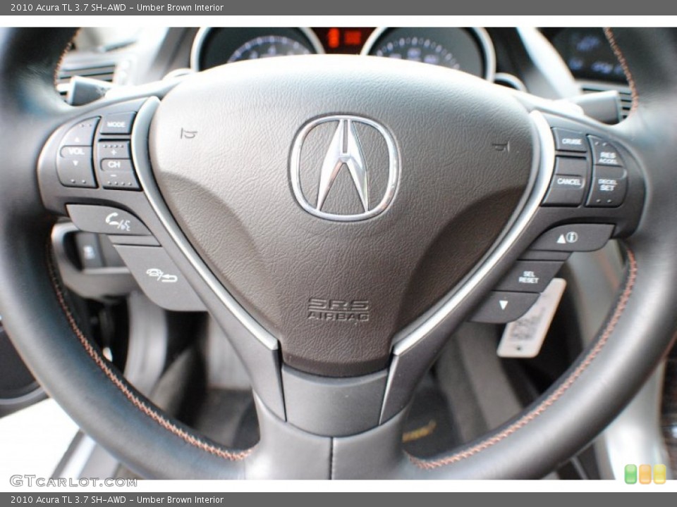 Umber Brown Interior Controls for the 2010 Acura TL 3.7 SH-AWD #68036030