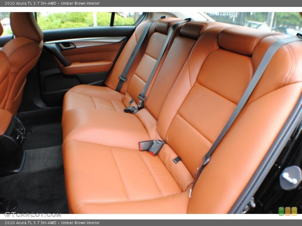 Umber Brown Interior Rear Seat for the 2010 Acura TL 3.7 SH-AWD #68036048