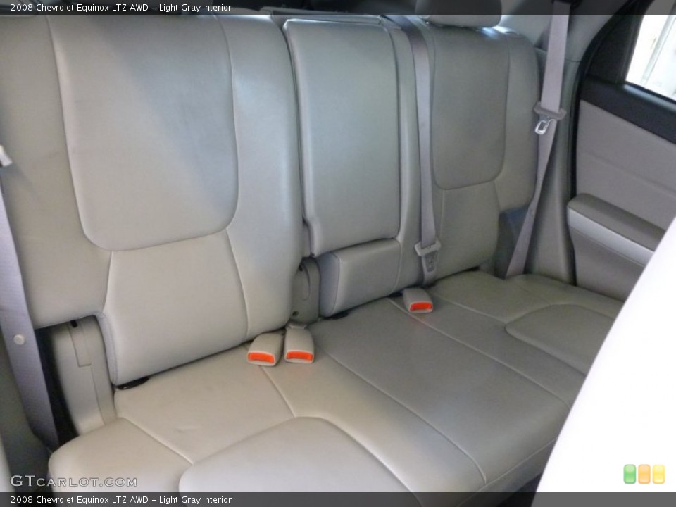 Light Gray Interior Rear Seat for the 2008 Chevrolet Equinox LTZ AWD #68036492