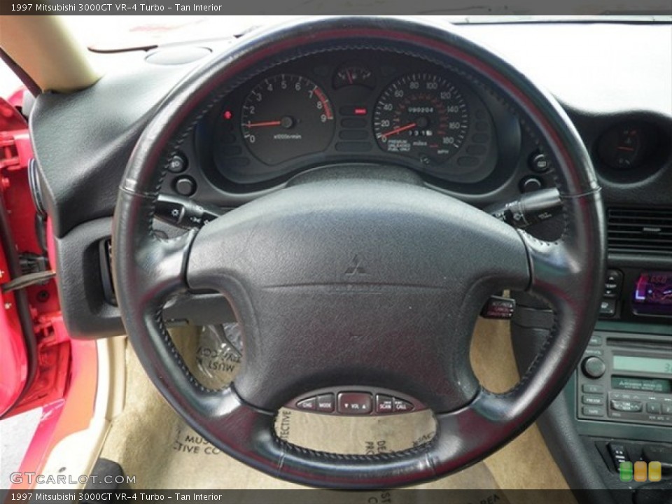Tan Interior Steering Wheel for the 1997 Mitsubishi 3000GT VR-4 Turbo #68037023