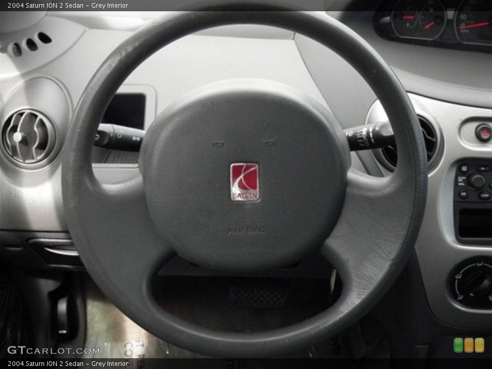 Grey Interior Steering Wheel for the 2004 Saturn ION 2 Sedan #68039501