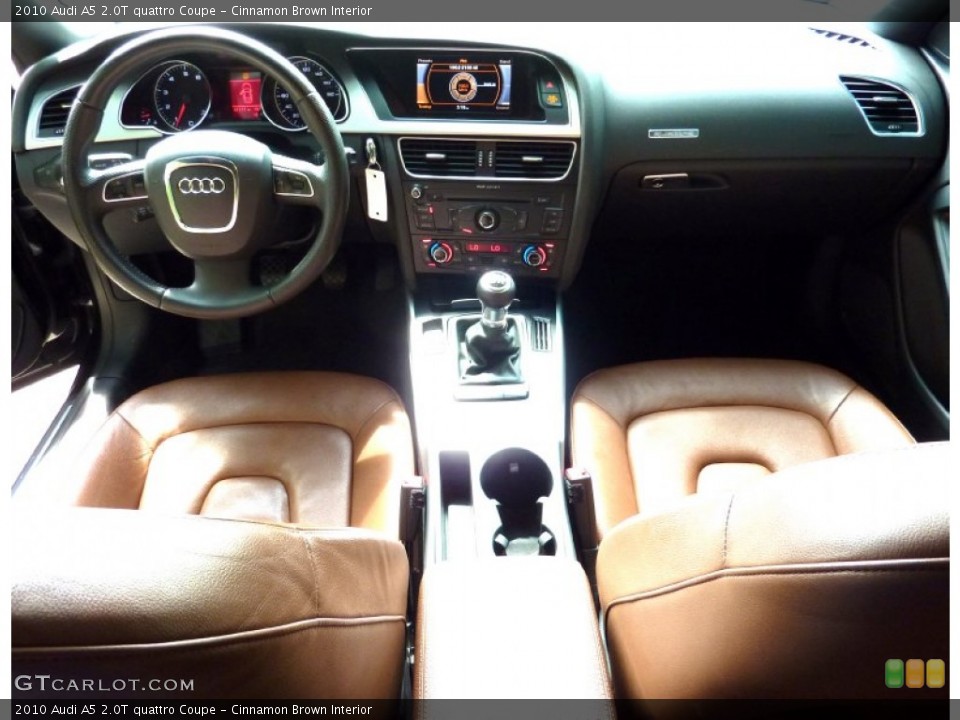 Cinnamon Brown Interior Dashboard for the 2010 Audi A5 2.0T quattro Coupe #68041799
