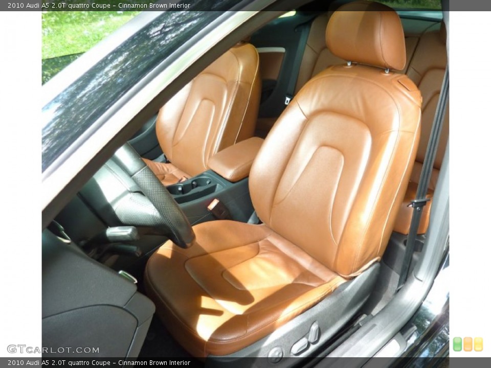 Cinnamon Brown Interior Front Seat for the 2010 Audi A5 2.0T quattro Coupe #68041817